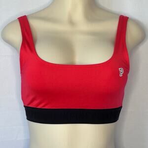 PINK Victoria’s Secret Ultimate Lightly Lined Sports Bra Red colorful trendy